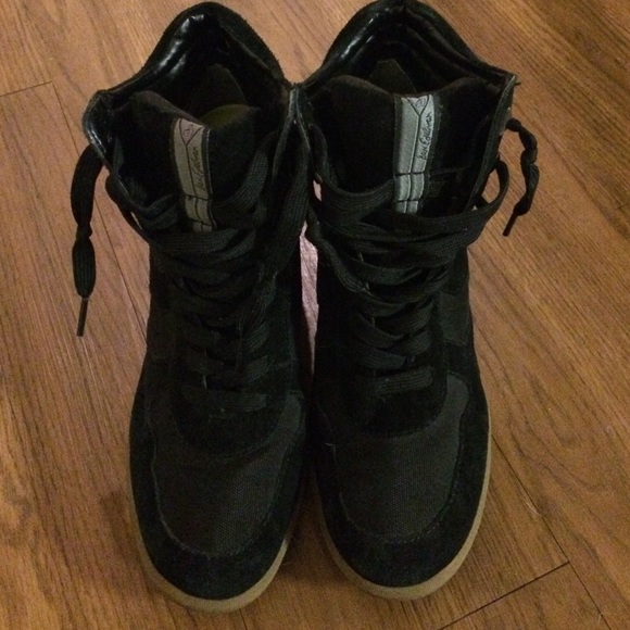 Sam Edelman wedge sneakers size 8.5 - Picture 2 of 2
